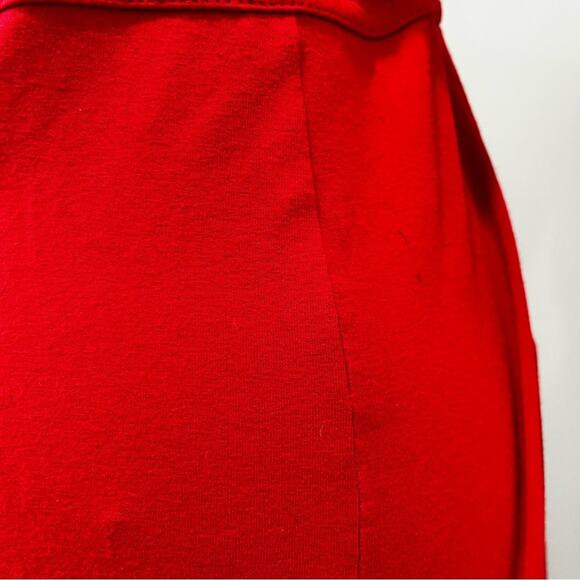 NEW Ann Taylor Modal Classic Fit Flare A-line V-Neck Belted Wrap Midi Dress 0 - Picture 15 of 16